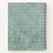 Wonderland White Rabbit Letter C Sketch Notitieboek (Achterkant)