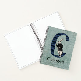 Wonderland White Rabbit Letter C Sketch Notitieboek