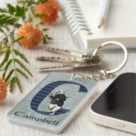 Wonderland White Rabbit Letter C Sleutelhanger