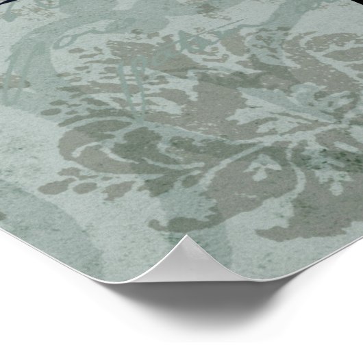 Wonderland White Rabbit Letter N Poster (Hoek)