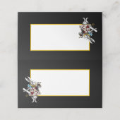 Wonderland White Rabbit Plaatskaartje (Buitenkant ongevouwen)