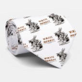 Wonderland White Rabbit Stropdas (Opgerold)