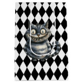 Wonderland with Black White Diamonds Birthday Medium Cadeauzakje (Achterkant)