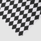 Wonderland with Black White Diamonds Birthday Tissuepapier (Detail)