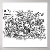 Wonderlandtekens Poster (Voorkant)