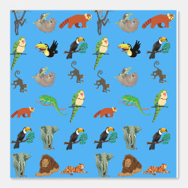 WONDERLIJKE DIEREN WANDPAPIER BEHANG