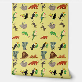 WONDERLIJKE DIEREN WANDPAPIER BEHANG