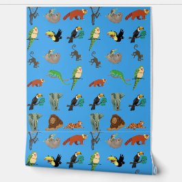 WONDERLIJKE DIEREN WANDPAPIER BEHANG