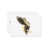 wonderlijke gans notitiekaartje (Voorkant / Achterkant in situ)