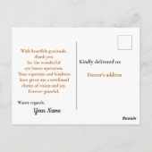 wonderlijke lensoperatie briefkaart (Achterkant)