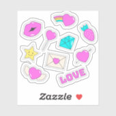Wonderlijke liefde sticker set (Vel)