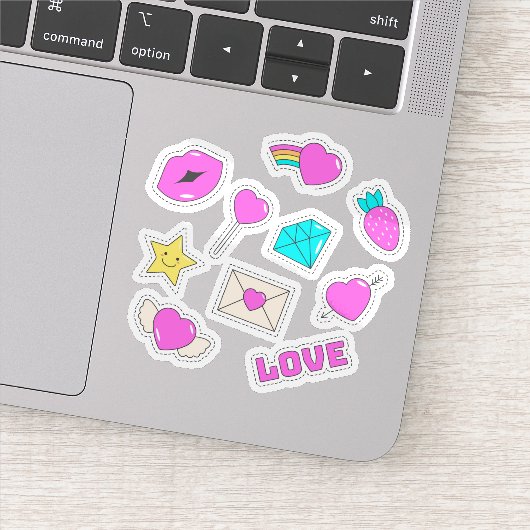 Wonderlijke liefde sticker set (Detail)