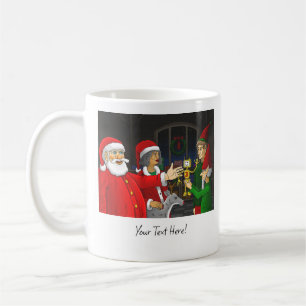 Wonderlijke werkplaats van de Kerstman Koffiemok
