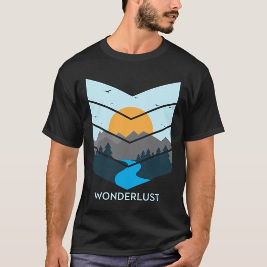 wonderlijkheid in de bergen t-shirt (Voorkant)