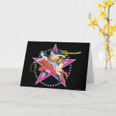 Wondermeisjes Kaart (Gele Bloem)