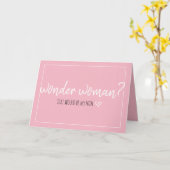 wondermoeder kaart (Gele Bloem)