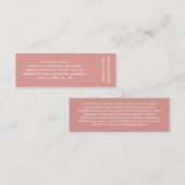 wonderoliecertificaat mini visitekaartje (Voorkant / Achterkant)