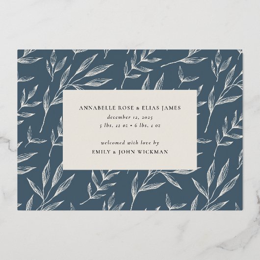 Wonders | Aankondiging van de geboorte van Twins H (Achterkant)