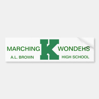 Wonders Marching Band Pride Bumpersticker