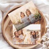 Wonders of His Love Christian Christmas 3 Photo Feestdagenkaart