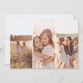 Wonders of His Love Christian Christmas 4 Photo  Feestdagenkaart (Achterkant)