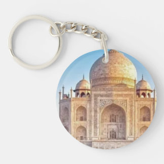 Wonders of the World: Taj Mahal Artistieke Sleutel Sleutelhanger