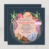Wonders of the Zee Prom Invitation Kaart (Voorkant / Achterkant)