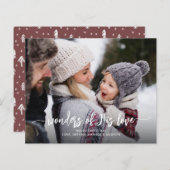 Wonders of Zijne Liefde Kerstfeestdag Kaart (Voorkant / Achterkant)