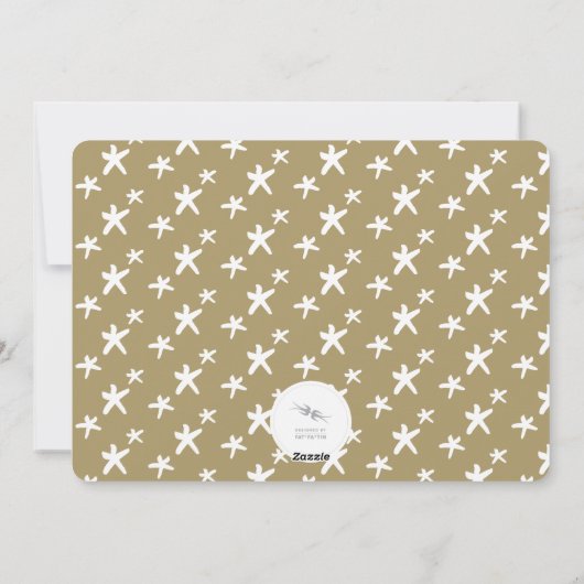 Wonders of Zijne Liefde Religieuze Kerstfoto Feestdagenkaart (Achterkant)