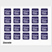 Wonders orgaandonor bewustzijn vierkante sticker (Vel)