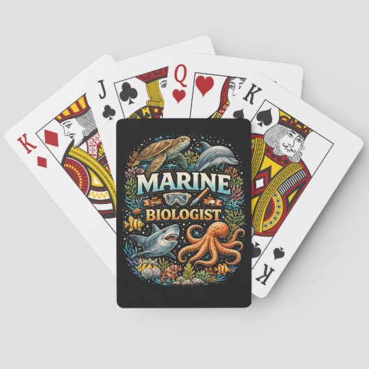 Wonders van de Oceaan Realm Pokerkaarten (Achterkant)