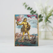 Wonders van de oude wereld briefkaart (Staand voorkant)