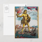 Wonders van de oude wereld briefkaart (Voorkant / Achterkant)