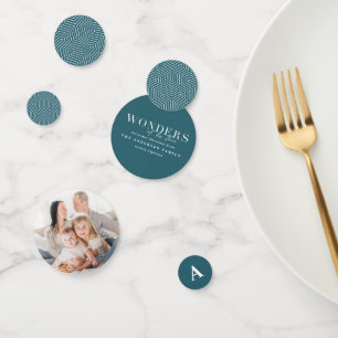 Wonders van zijn liefde moderne geometrische Kerst Confetti