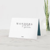 Wonders van zijn liefdeskerstfeest met multifoto's kaart (Achterkant)