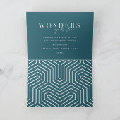 Wonders van zijn liefdeskerstfeest met multifoto's kaart (Binnen)