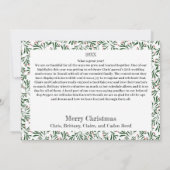 Wonders van zijn liefdeskerstkaart feestdagenkaart (Achterkant)