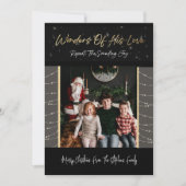 Wonders van zijn liefdeskerstkaart feestdagenkaart (Voorkant)