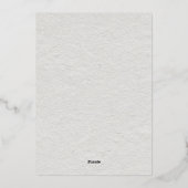 Wonders van zijn liefdeskerstRobin en Pine Gold Folie Feestdagenkaart (Achterkant)