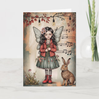 Wonderschone Bloemenfee Kaart