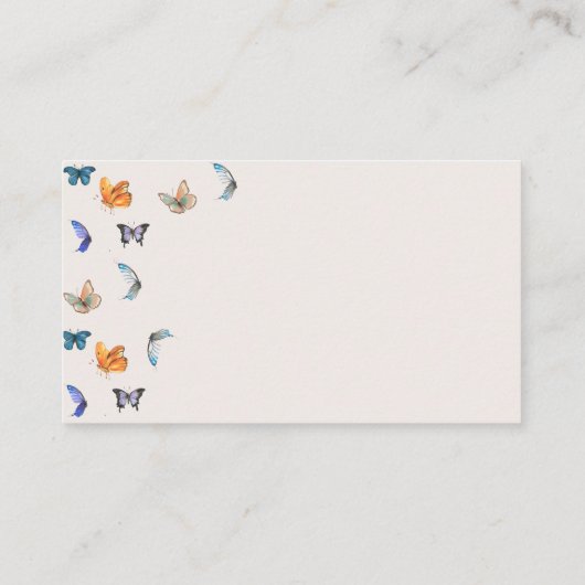 Wonderschone Bloemige Boho Recepten voor de Bruid- Informatiekaartje (Achterkant)