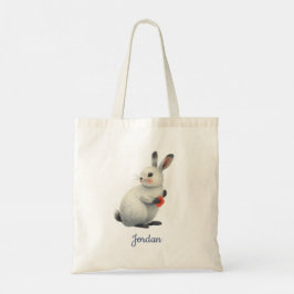 Wonderschone Waterverf Weide Paashaas Tote Bag