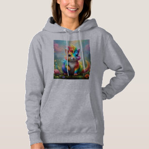 Wondersnorhaar: De Regenboogeenhoringeekhoorn Hoodie