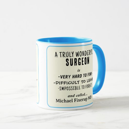 Wondervolle chirurgische Mok (Voorkant rechts)