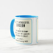 Wondervolle chirurgische Mok (Voorkant links)