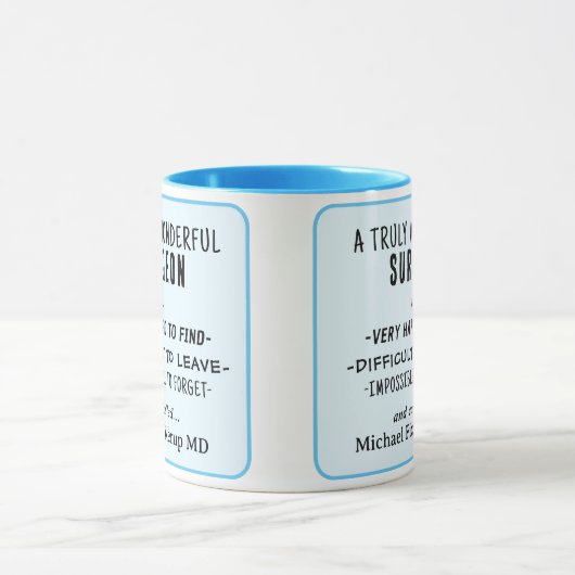 Wondervolle chirurgische Mok (Midden)