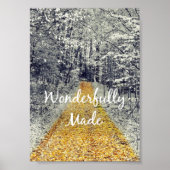 Wondervolledig gefabriceerde bijbelversie poster (Voorkant)