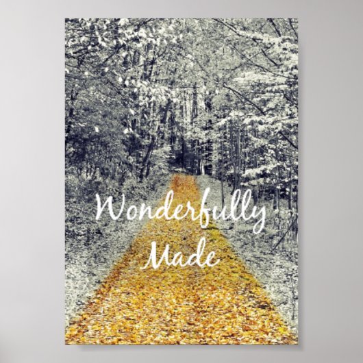 Wondervolledig gefabriceerde bijbelversie poster (Voorkant)