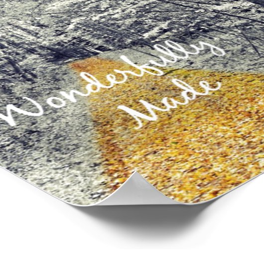 Wondervolledig gefabriceerde bijbelversie poster (Hoek)