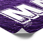 Wondervolledig gefabriceerde tweekleurig Psalm 139 Poster (Hoek)